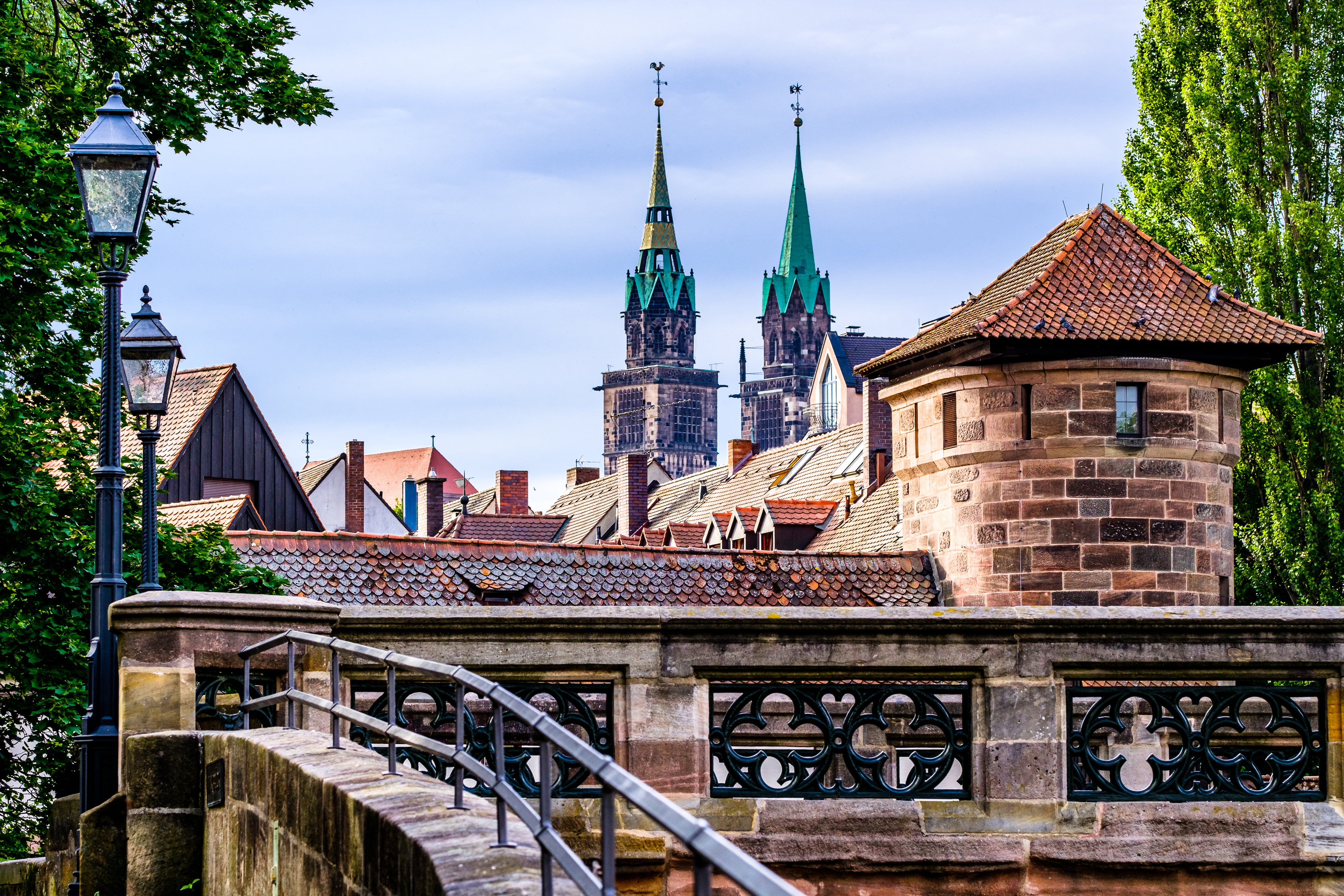 Ausflugsziel von Aschaffenburg aus - Nürnberg Stadtmauer