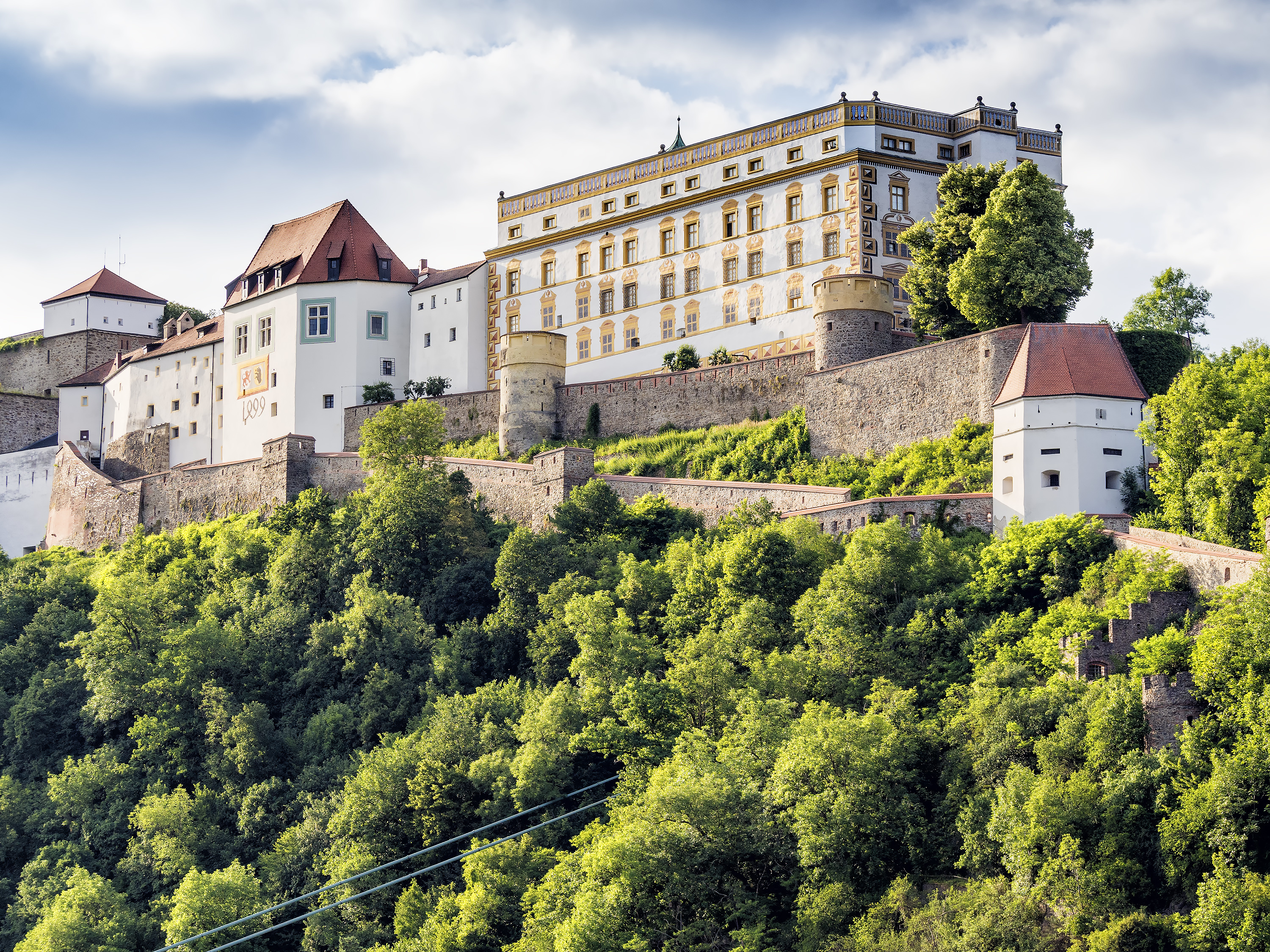 Passau - Ansicht Veste Oberhaus