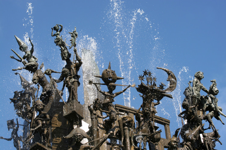 Mainz - Ansicht Fastnachtsbrunnen