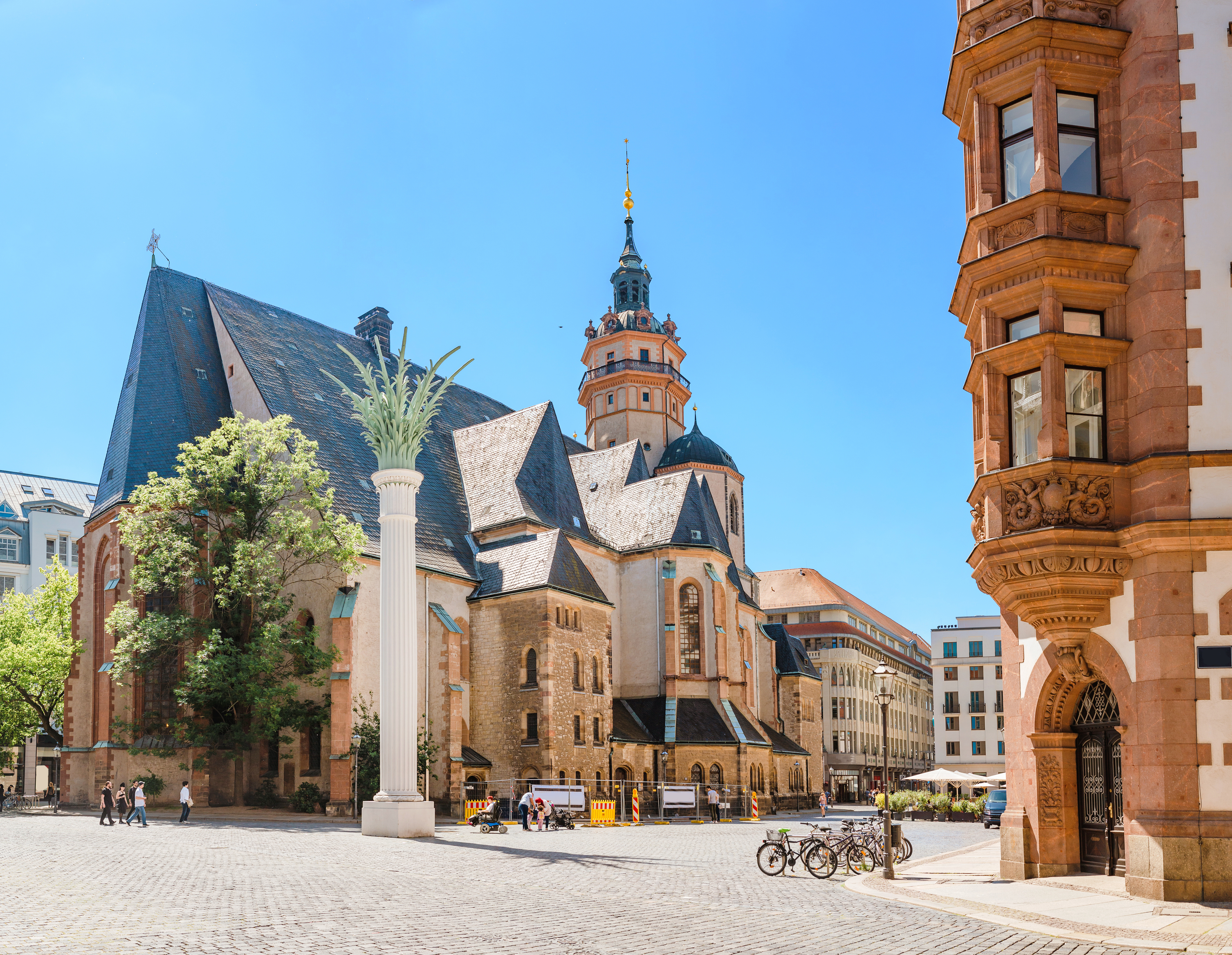Leipzig - Ansicht der Nikolaikirche in Leipzig