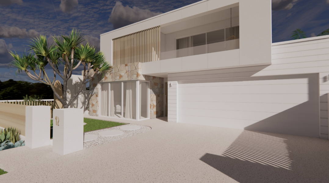Hardie™ Fine Texture Cladding Modern Coastal Villa Styling