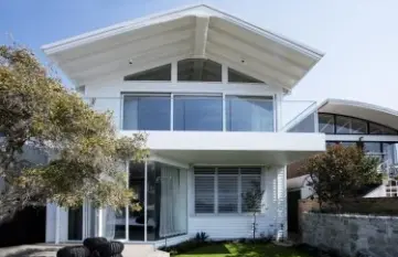 Contemporary Hamptons Linea™ Weatherboard Exterior Sydney Front Shot 