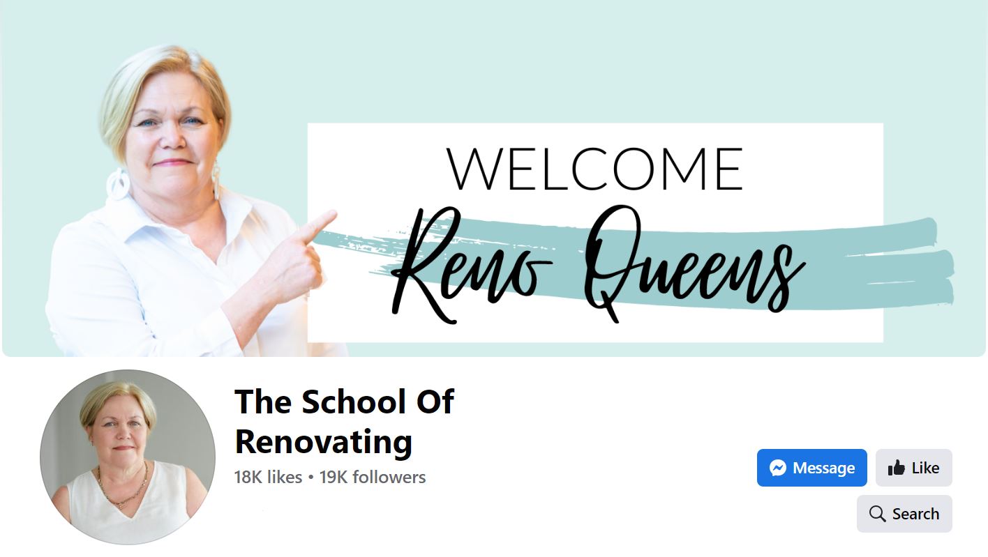 the school of renovating facebook page