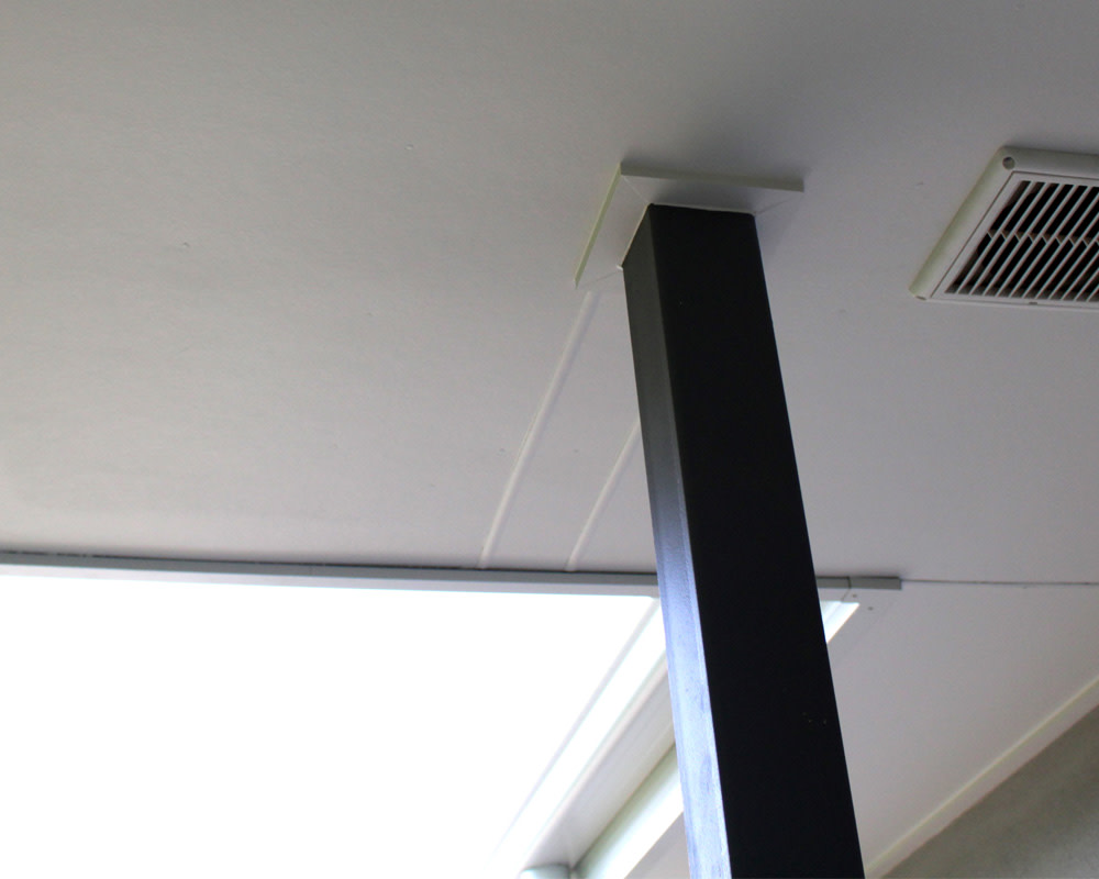 A fibre cement flat sheet designed for eaves.