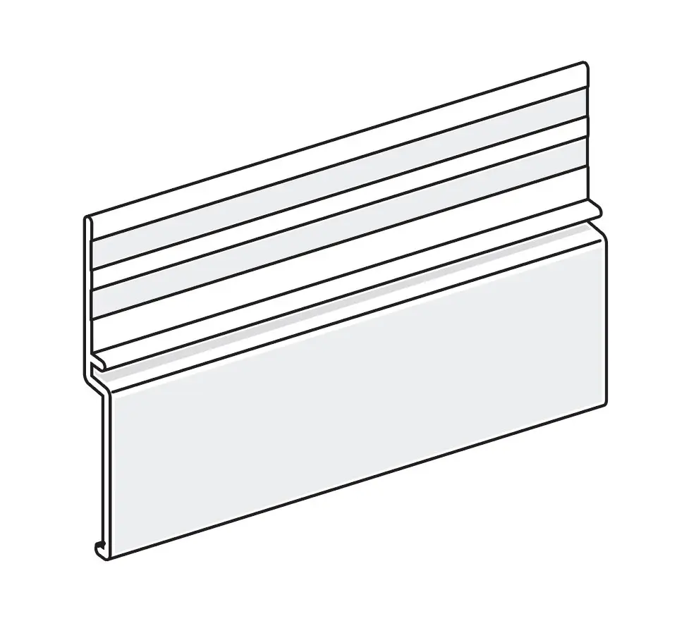 Hardie™ 9mm Aluminium Base Trim for slab or balcony edges