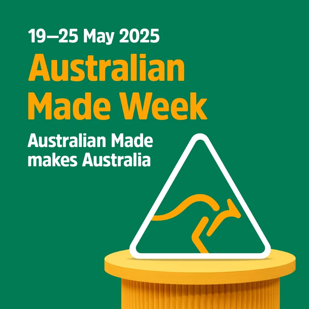 Australian Made Week 2025 Social Tile 1000x1000