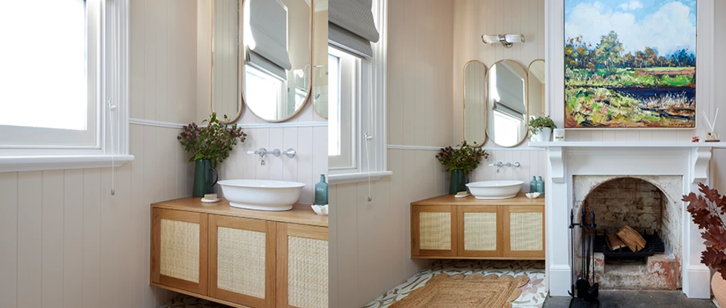 Hardie Groove Lining Scotty Cam Guest Ensuite