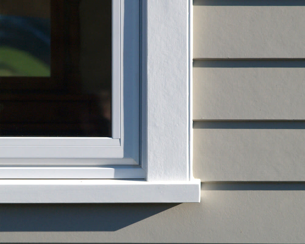 Axent trim for beautiful and durable exterior window and corner trims