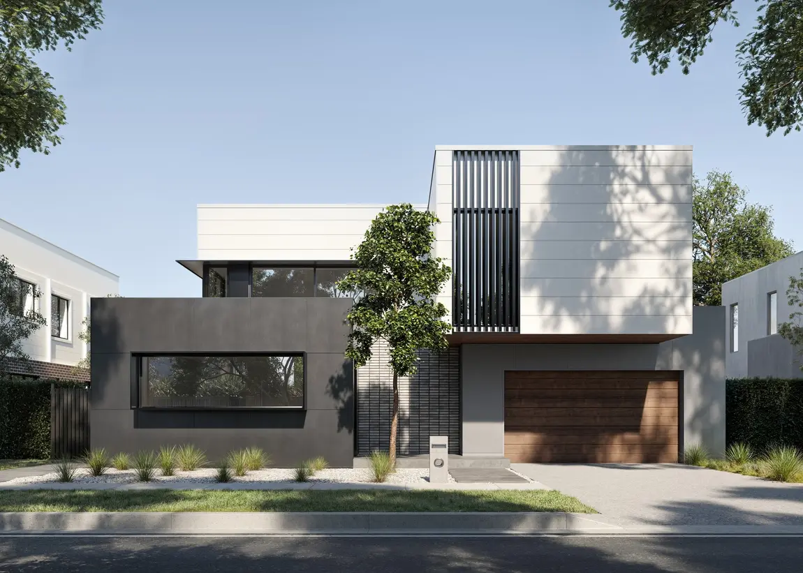 The importance of mixed cladding in Box Modern home design