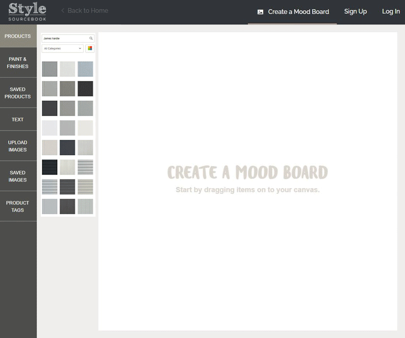 Create your own moodboard