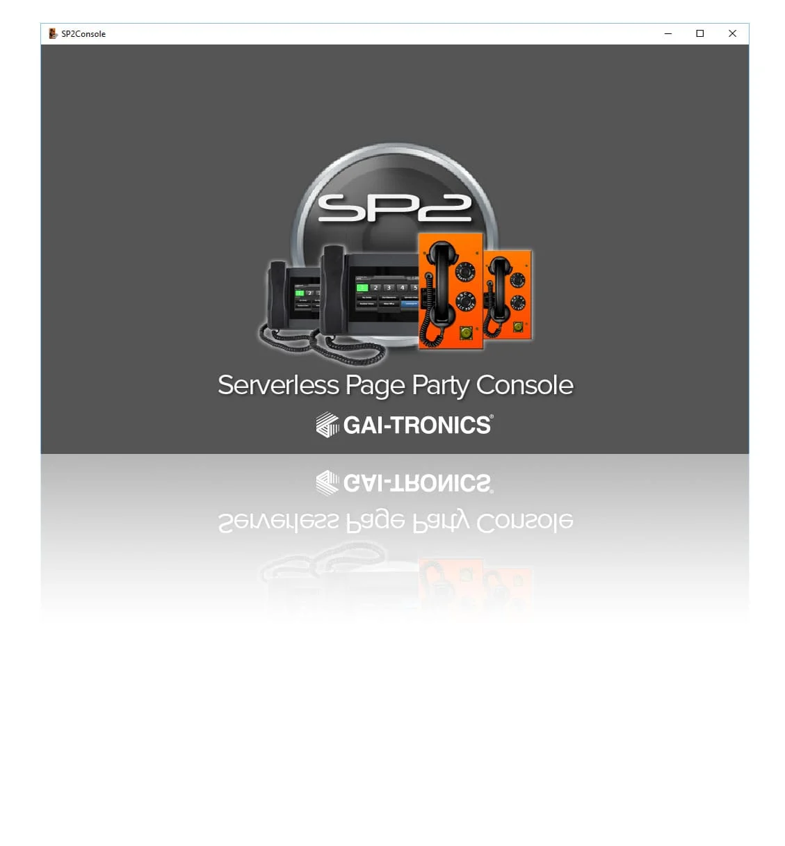 SP2 Serverless Page/Party® Console SP2 Serverless Page/Party® Console