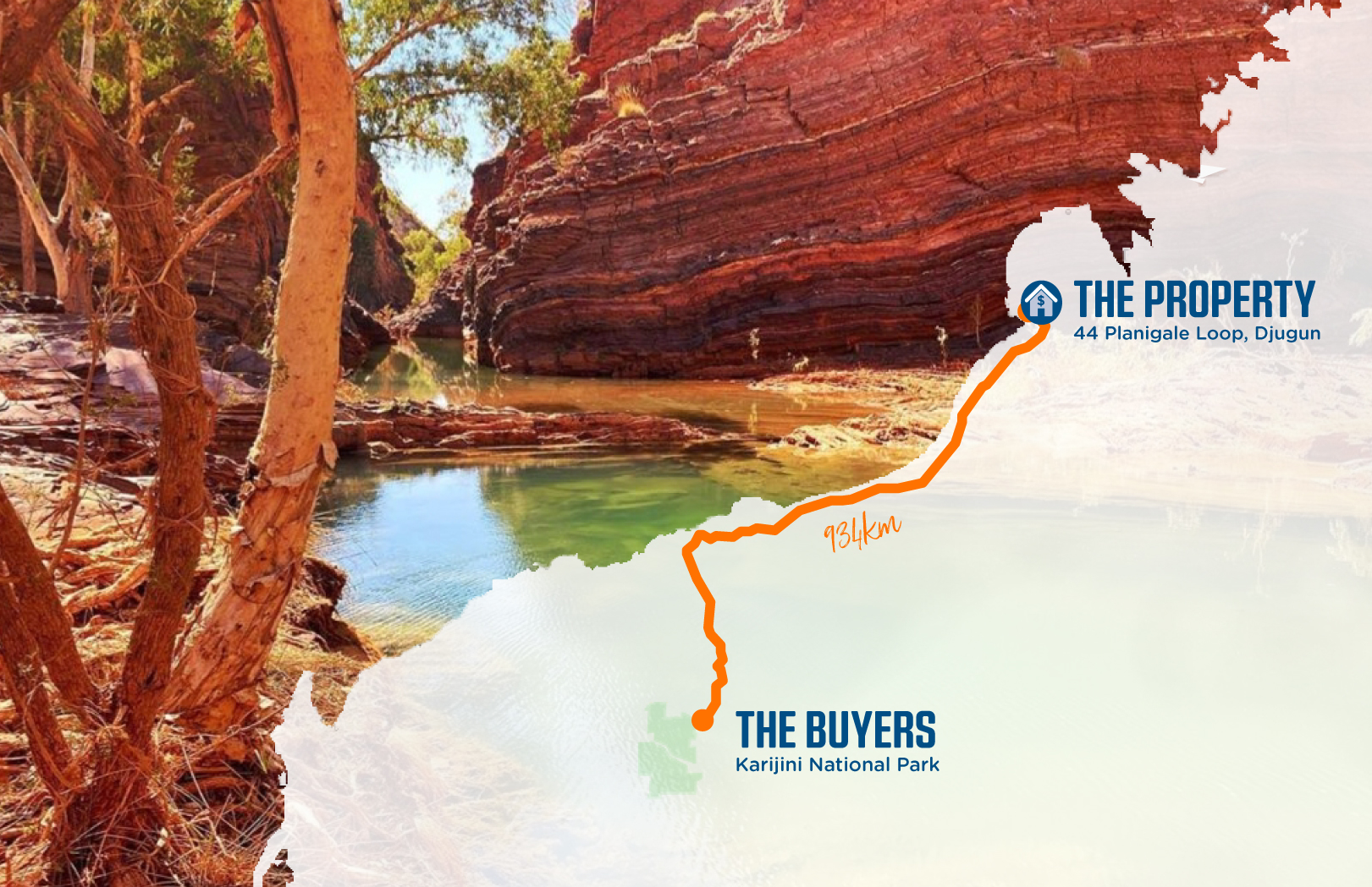 Buyers Win Online Auction While Camping   Karijini Map   BLOG3  2  