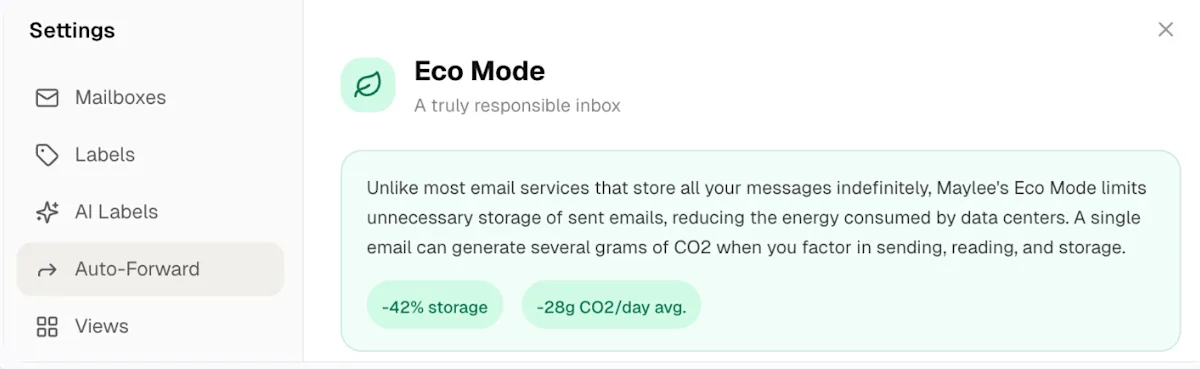 ECo mode screeshot