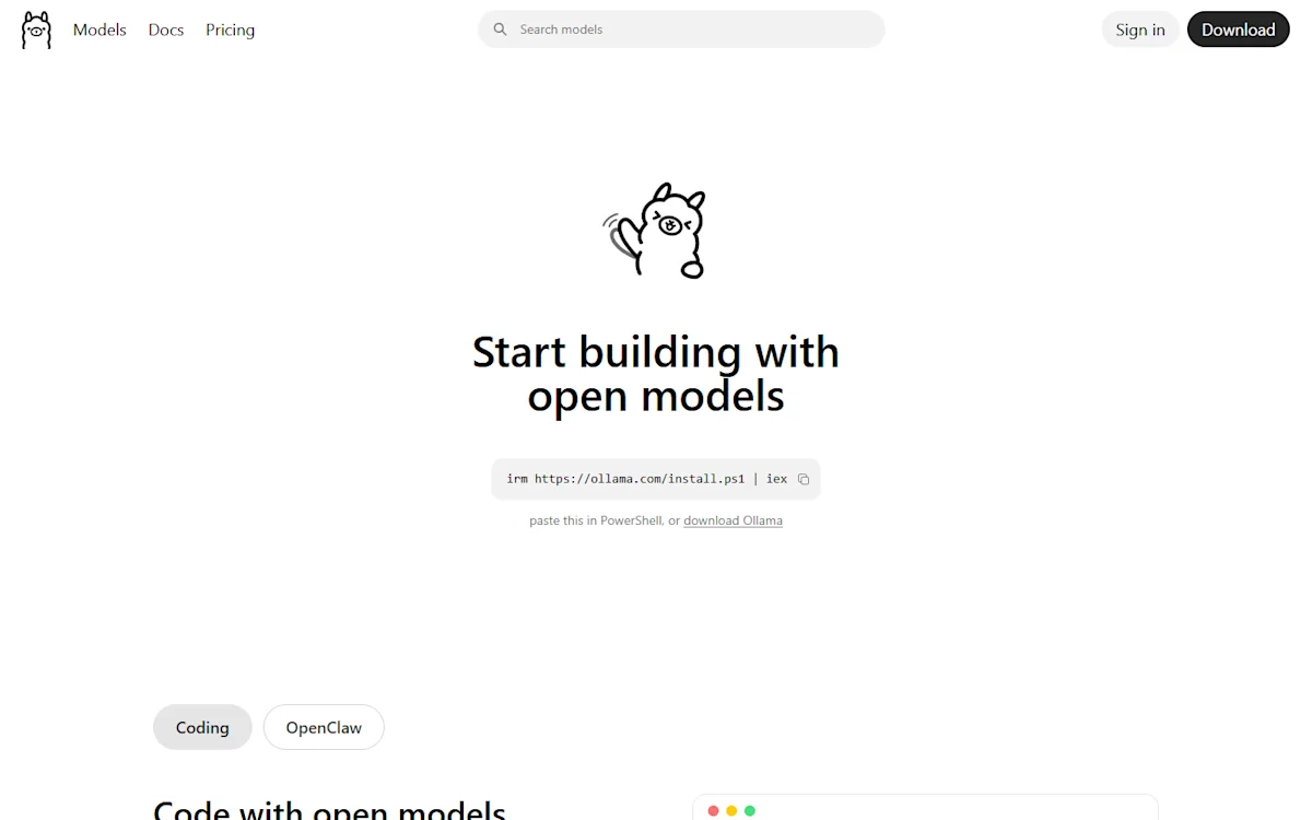Ollama Homepage