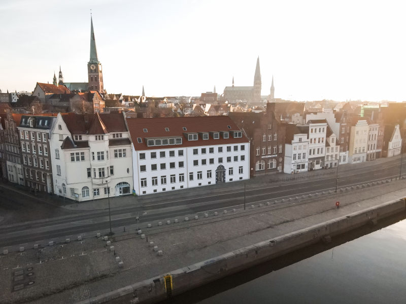 Außenansicht der Hansekai Apartments 