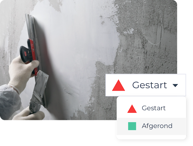 Actiepunten afronden op locatie