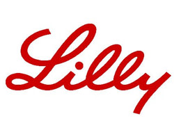 Eli Lilly logo in red