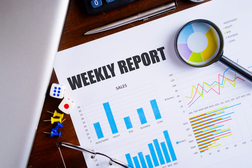 weekly report graphs