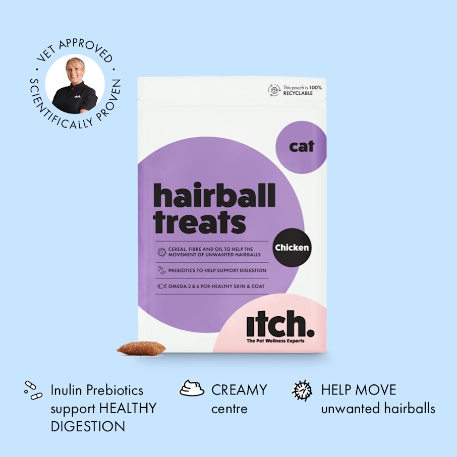 Hairball treats for sales cats