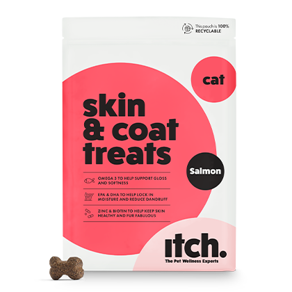 Skin & Coat Treats for Cats | Healthy Shinier Coat | Itch