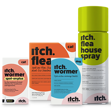 Itch Flea & Worm treatments full range