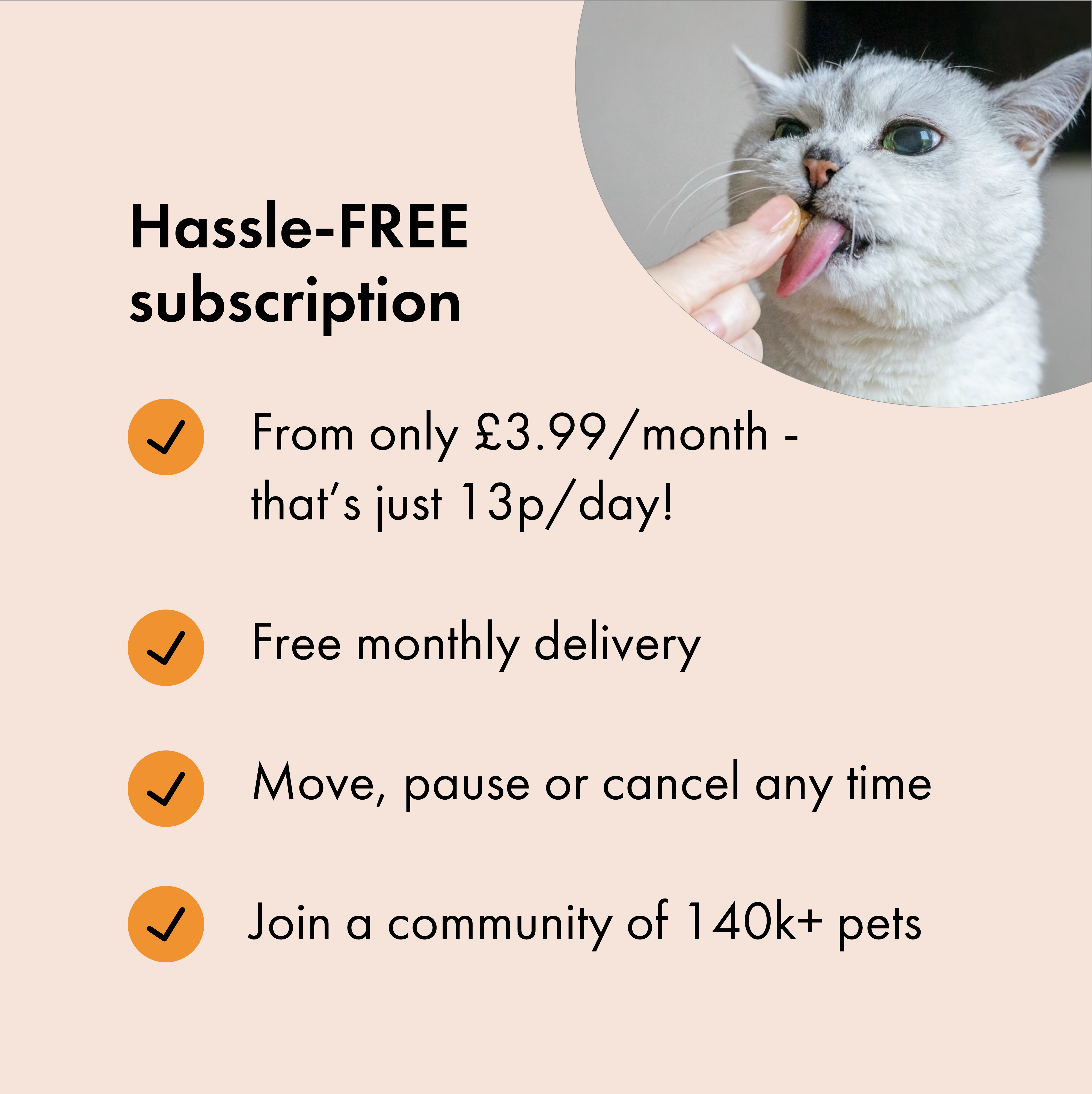 Itch Dental Treats for Cats, subscription benefits