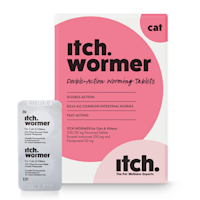 Itch Wormer Tablets Double-Action Worming Treatment Cat