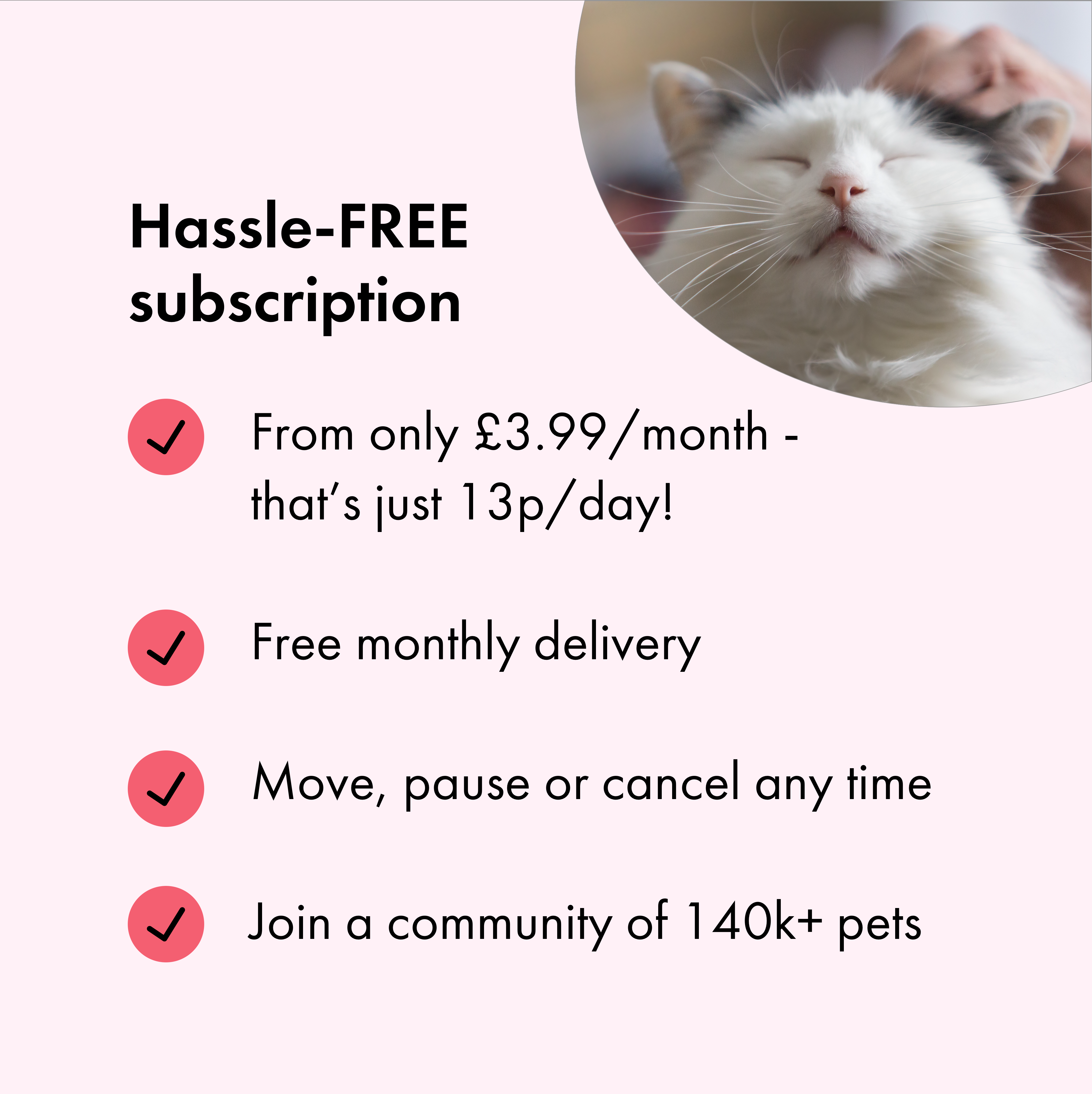 Itch Skin & Coat Treats for Cats, subscription benefits