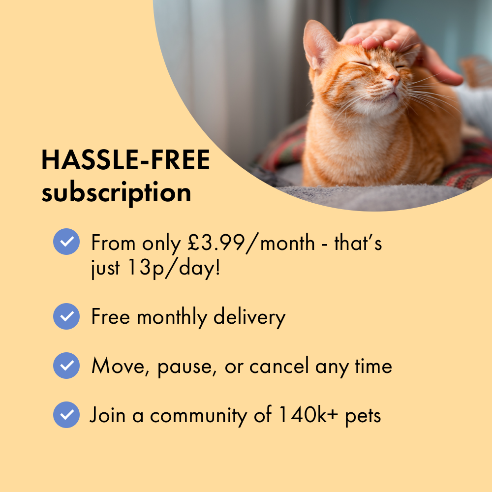 Itch Skin & Coat Treats for Cats, subscription benefits