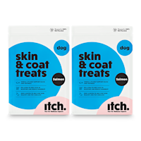 Itch Skin & Coat Treats Healthy, tasty, crunchy bites 2 x Multipack