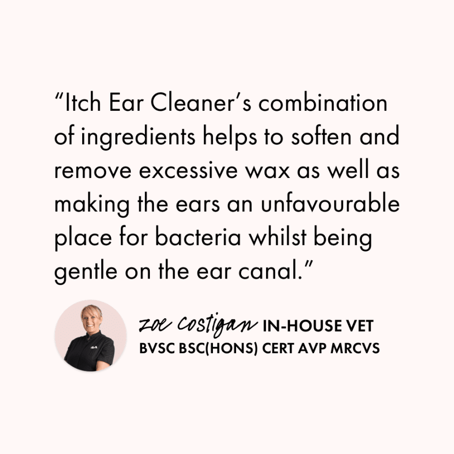 Itch Ear, Liquid Ear Cleaner for Cats and Dogs, vet quote