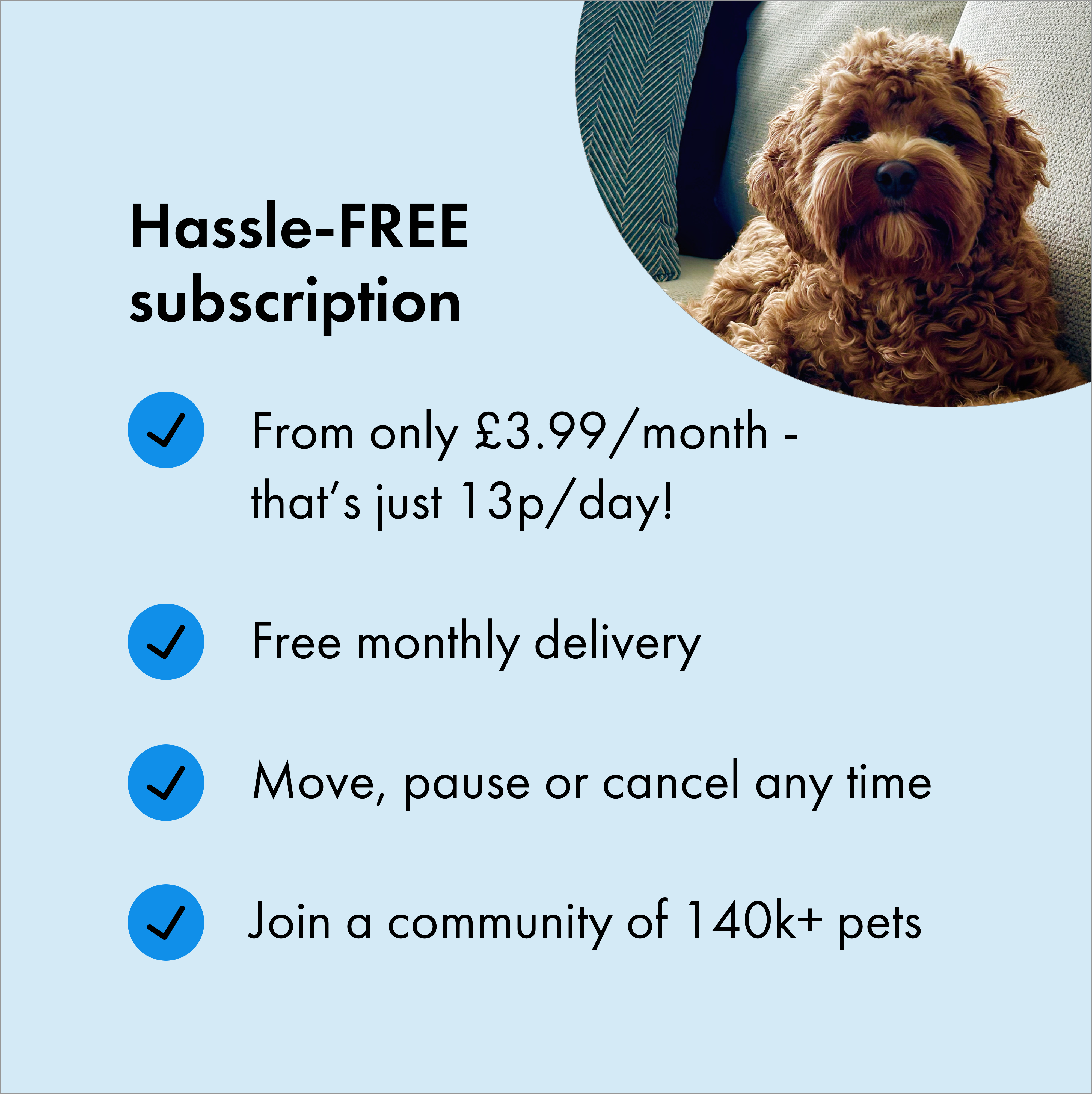 Itch Skin and Coat Treats for Dogs, subscription benefits