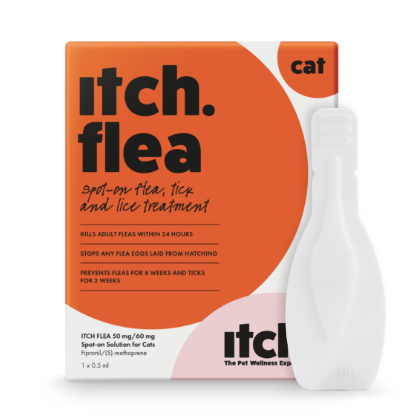 Flea, Tick & Worm Treatment for Cats & Dogs Vet Approved Itch
