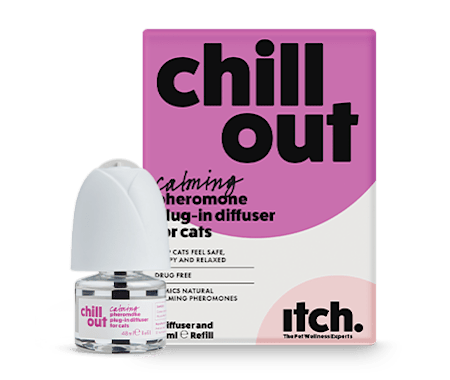 Plug In Cat Calming Pheromone Diffuser Vet Approved Itch