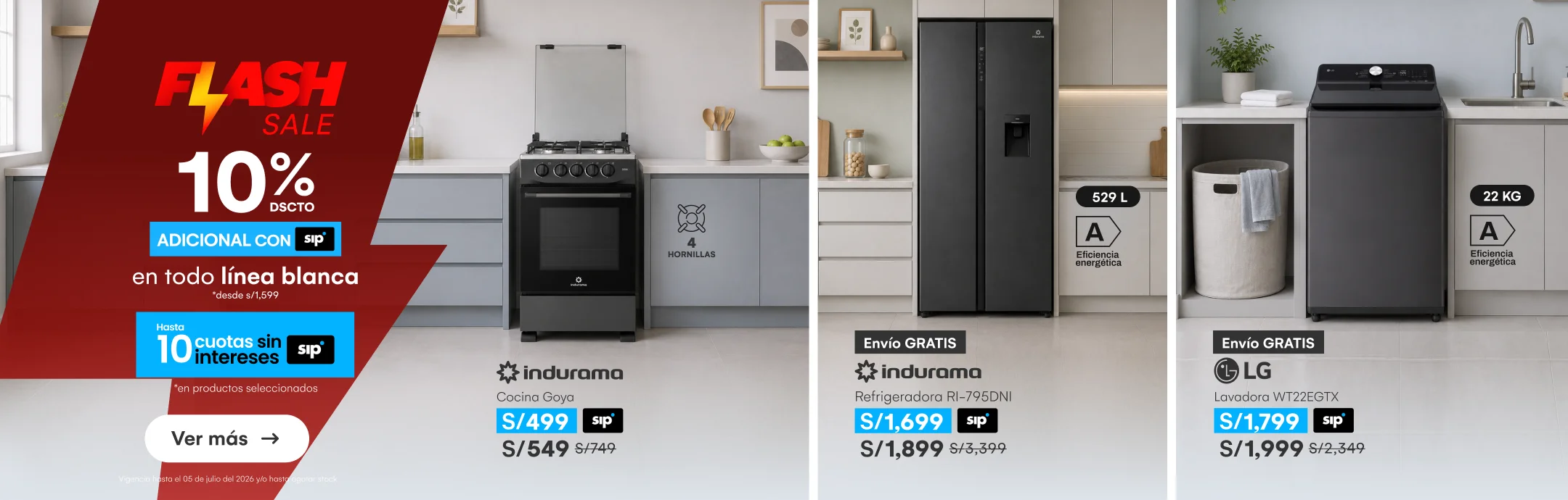 HOME-ELECTRO-LINEA BLANCA-10% de dscto adicional en todo refris, lavas y cocinas desde 1599 soles, exclusivo con SIP HASTA 10 CUOTAS SIN INTERESES-8-20260827-0000-FS