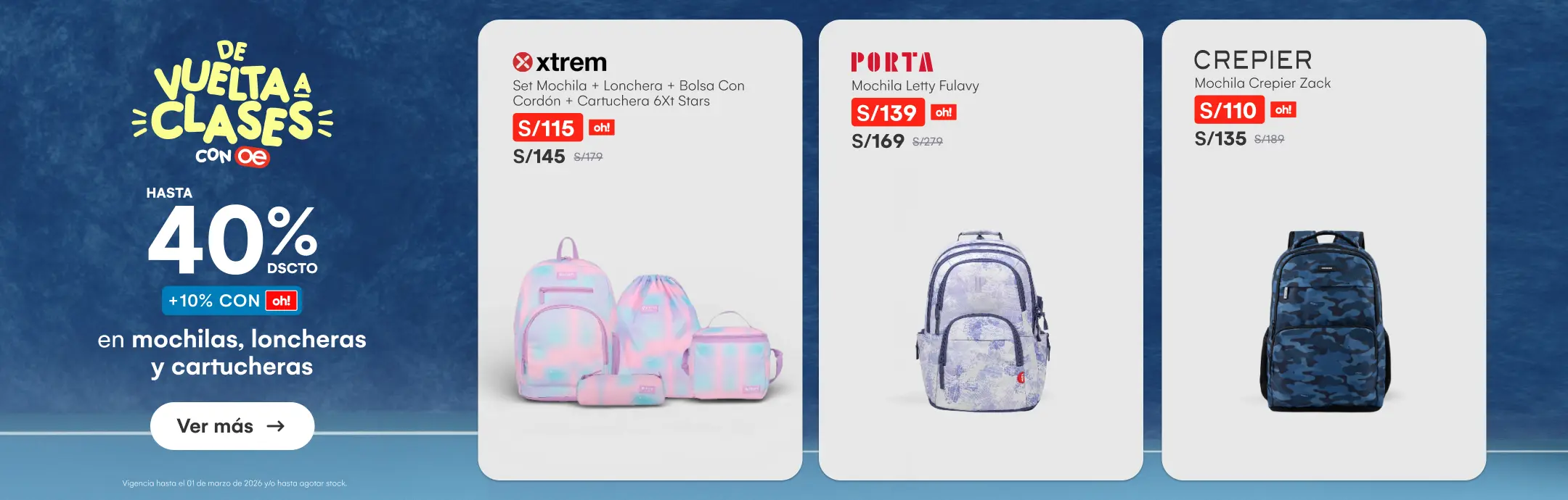 INFANTIL-BTS-Hasta 40% 20% adic oh en mochilas loncheras y cartucheras-3008379-XTREM PORTA CREPIER CIRCUR AEREAL ZUBITOBARBIE GABY DOLLHOUSE BLUEY-3-20260220-1424