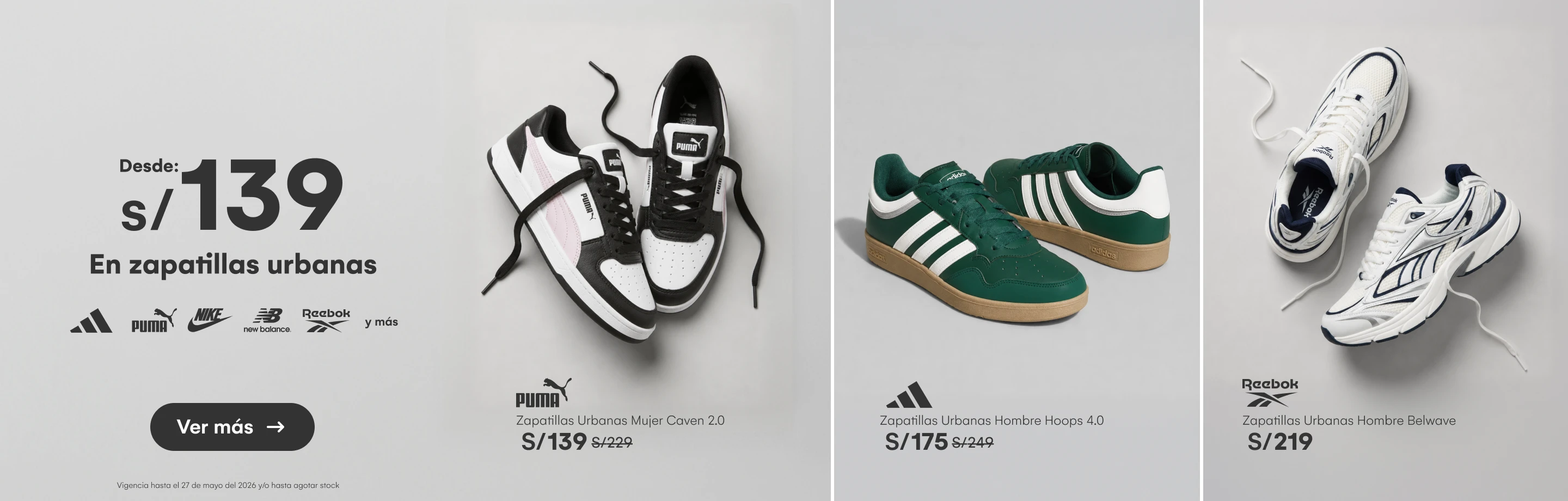 HOME-CALZADO-CALZADO-ZAPATILLAS URBANAS DESDE 139-ADIDAS, PUMA, NIKE, NEW BALANCE, REEBOK Y MAS-6-20260523-0000