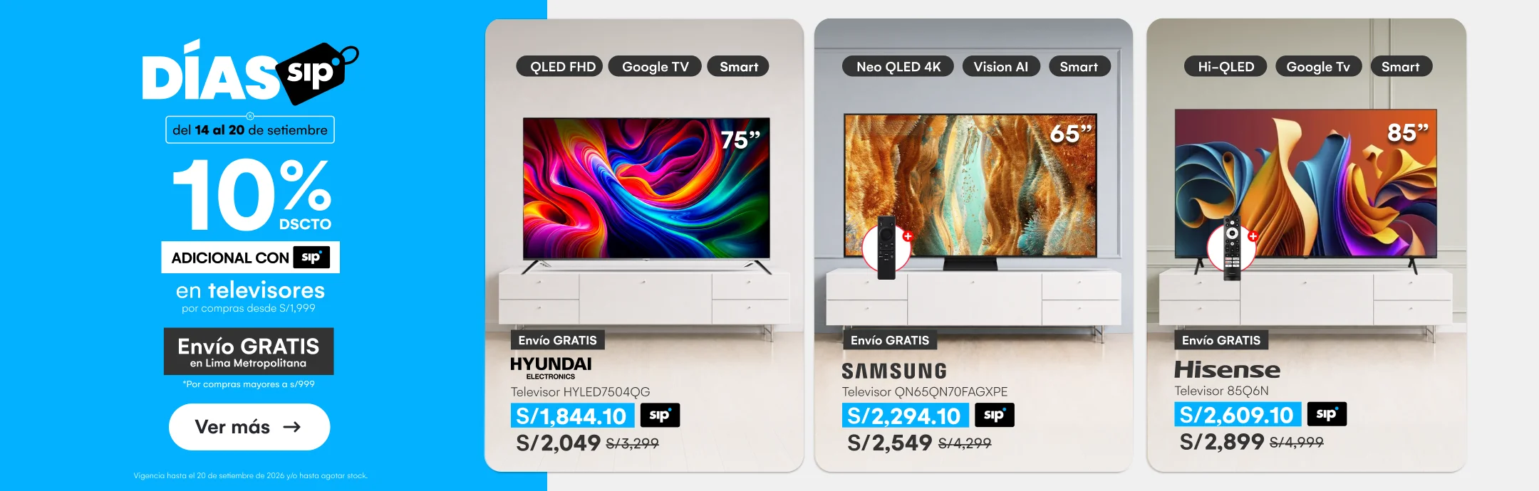 HOME-ELECTRO-TV-10% DE DSCTO DESDE 1999 SOLES-1-20260918-1711-SIP