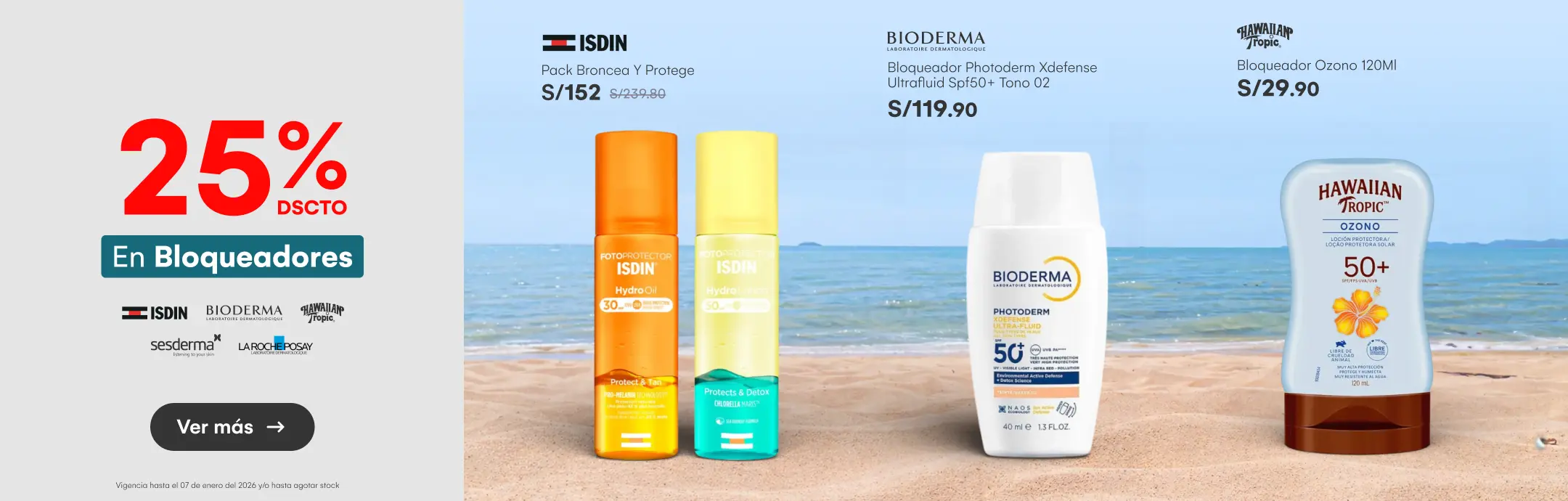 BELLEZA-BELLEZA (hasta el 4)-25% en BLOQUEADORES-NULL-ISDIN SESDERMA LA ROCHE-3-20251226-1126