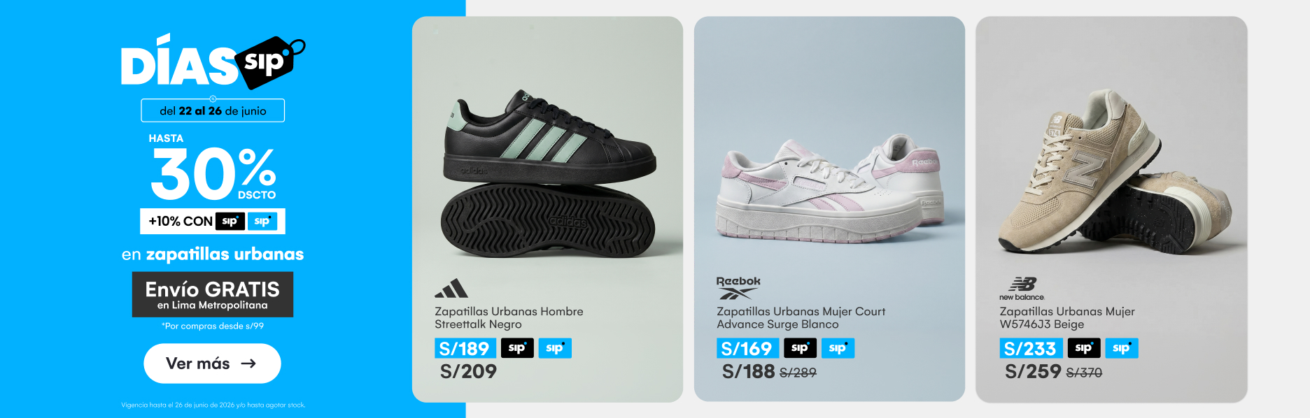 HOME-MODA-CALZADO-hasta 30% 10 sip zapatillas urbanas-ADIDAS, PUMA, NEW BALANCE, REEBOK Y MAS-6-20260622-0000-SIP