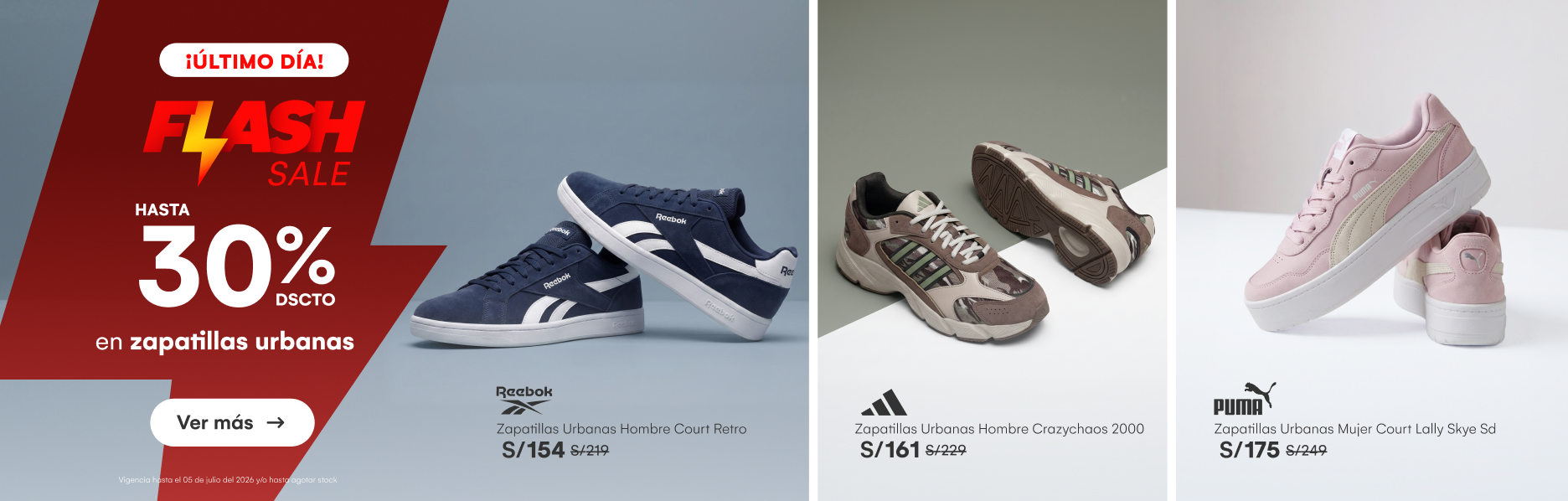 HOME-CALZADO-CALZADO-hasta 30% en zapatillas urbanas-ADIDAS, PUMA, NEW BALANCE, REEBOK, SKECHERS Y MAS-5-20260702-0000-FS