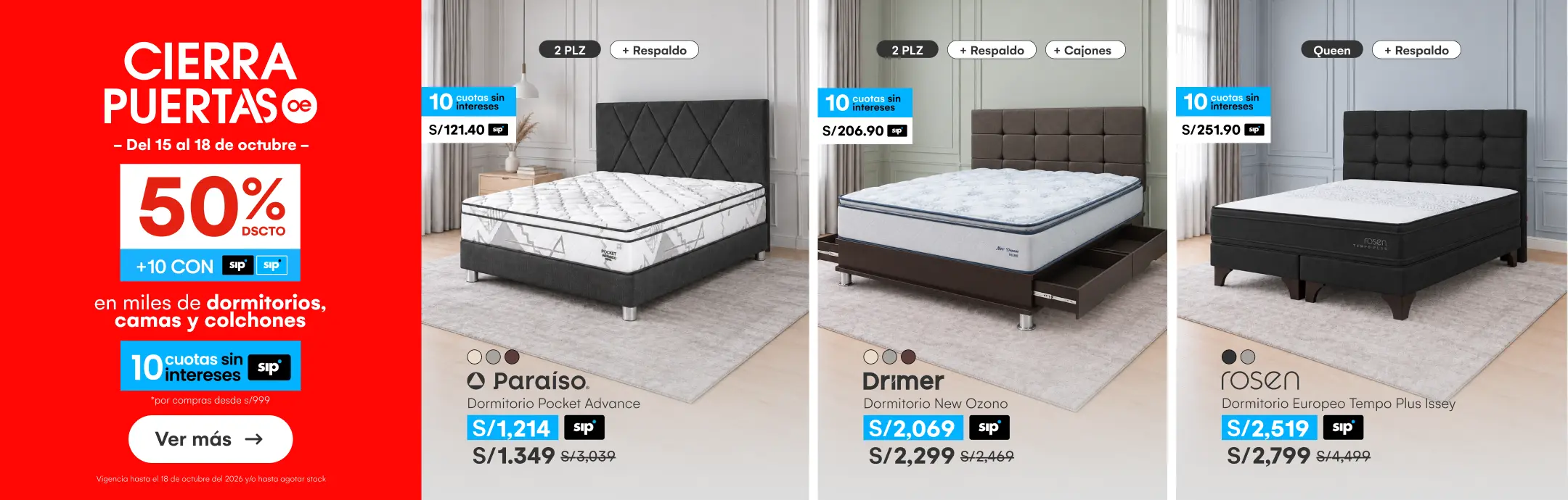 HOME-DECOHOGAR-DORMITORIO-10 CSI DESDE 999 | 50% 10%SIP EN MILES DE DORMTORIOS,CAMAS Y COLCHONES-8-20261015-0000-CP