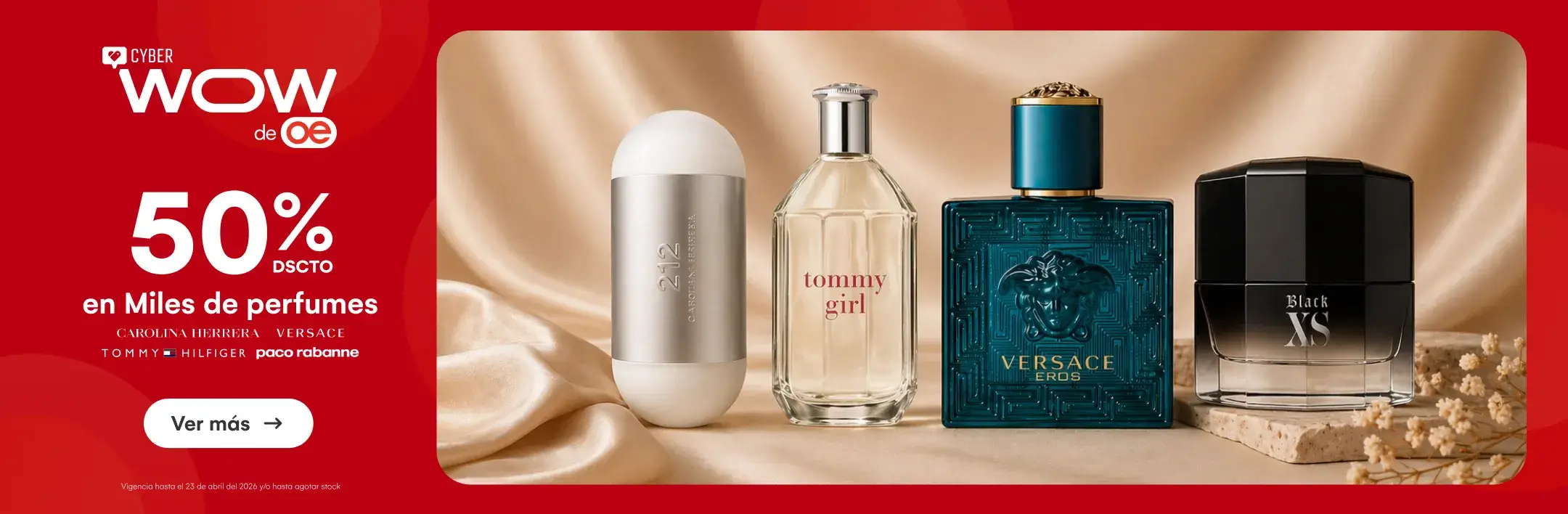 HOME-BELLEZA-PERFUMERÍA-llamado-50% EN MILES DE PERFUMES-CH, TOMMY HILFIGER, VERSACE, RABANNE-1-20260423-0913