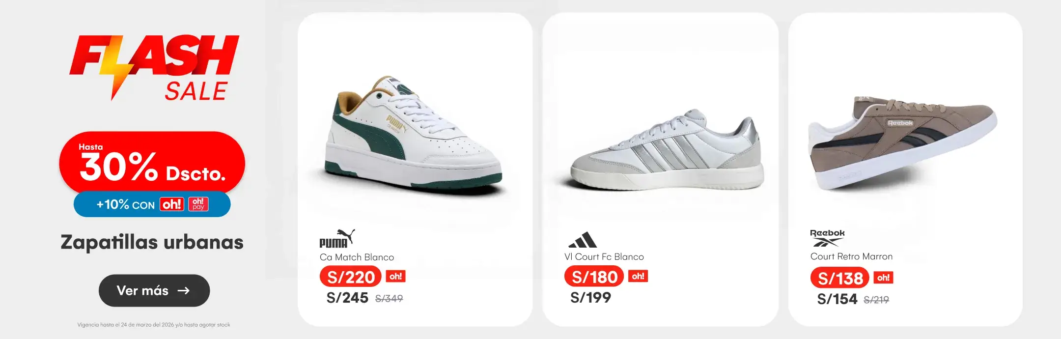 CALZADO-ZAPATILLAS-hasta 30% 10% toh en zapatillas urbanas-NULL-ADIDAS PUMA NIKE NEW BALANCE REEBOK Y MAS-2-20260320-2026