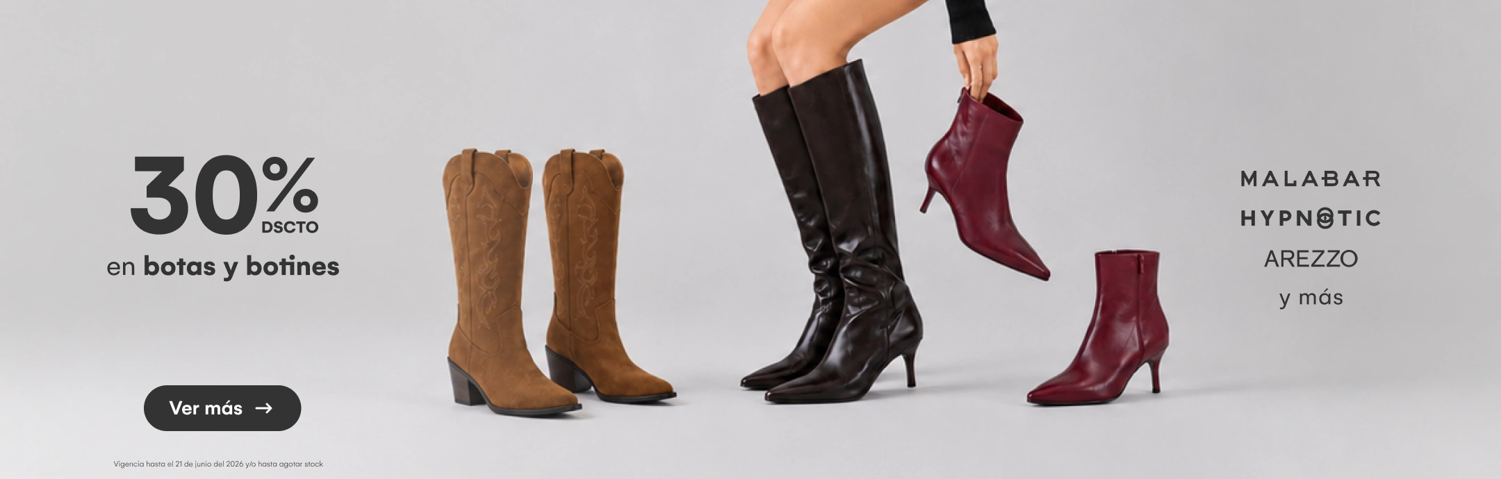 HOME-CALZADO-CALZADO-30% en botas y botines-MALABAR, HYPNOTIC, MALABAR COLLECTION, AREZZO Y MAS-6-20260615-0000-REGULAR