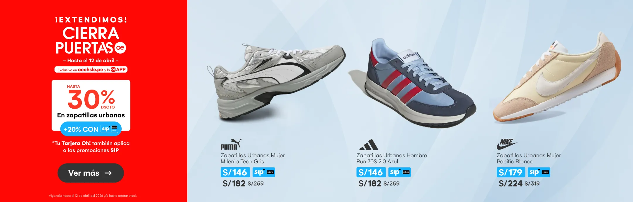 CALZADO-CALZADO-hasta 30% 20% en zapatillas urbanas-NULL-ADIDAS, PUMA, NIKE, REEBOK, SKECHERS Y MAS-5-20260409-0000