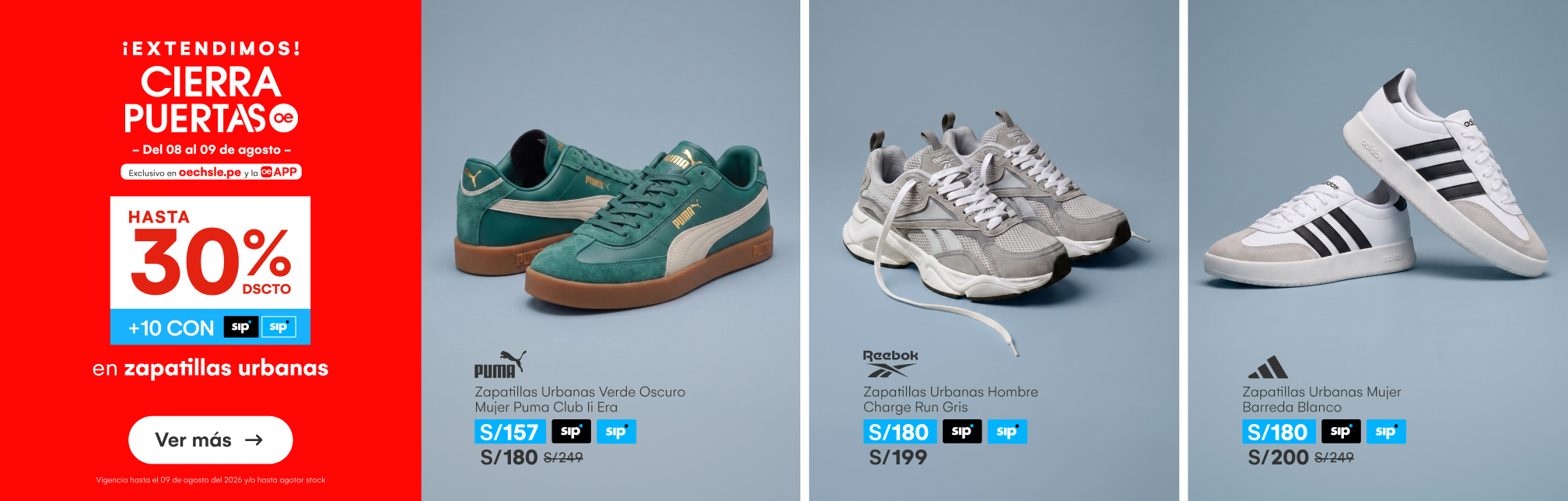 HOME-CALZADO-CALZADO-hasta 30% 10% sip en zapatillas urbanas-ADIDAS, PUMA, NEW BALANCE , NIKE , REEBOK Y MAS-7-20260808-0000-CP