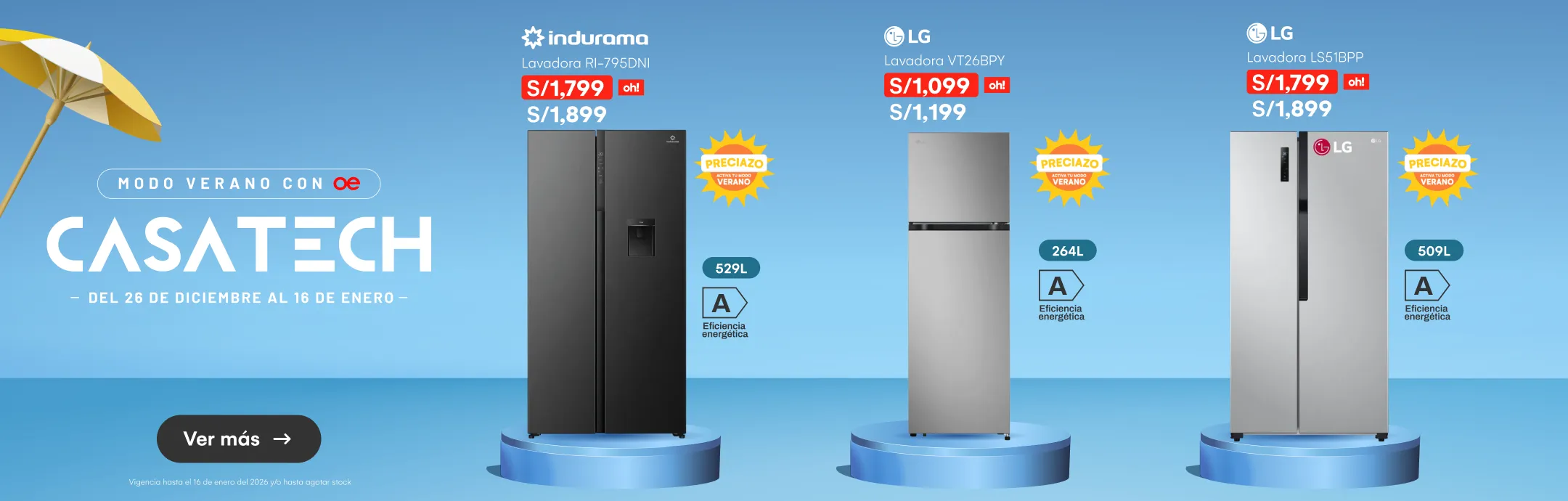 ELECTRO-LB casatech (Desde el 26)-Por la compra de cualquier de estos 3 modelos llevate gratis 12 detergentes-2819509-NULL-1-20251226-0000