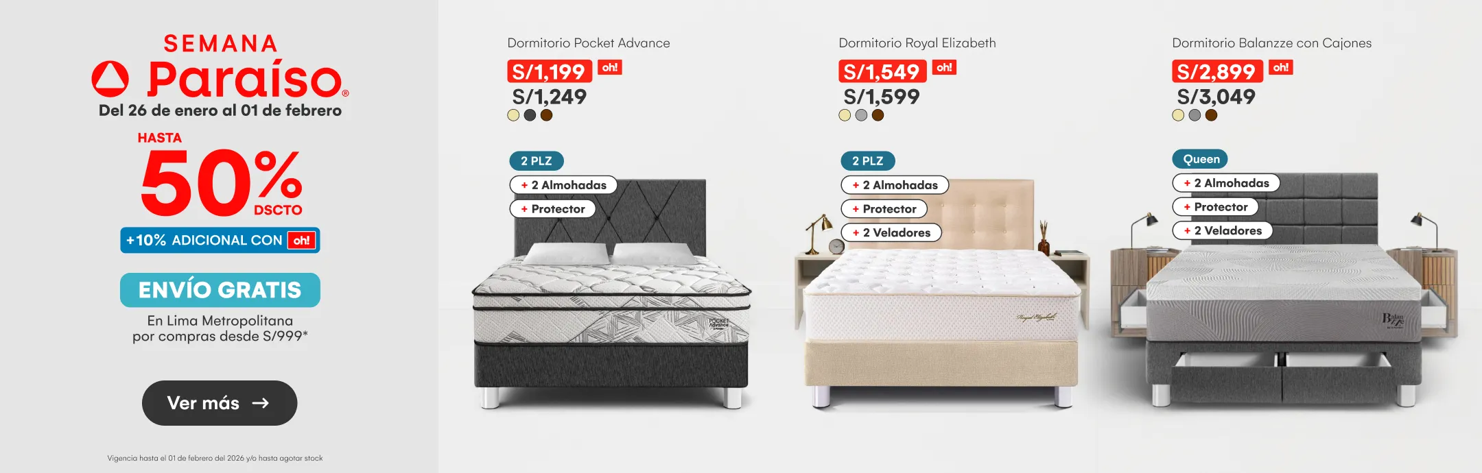 DECOHOGAR-DECO-SEMANA PARAISO DEL 26 DE ENERO AL 01 DE FEBRERO ENVIO GRATIS POR COMPRAS DESDE S/ 999// 10%DSCTO CON TOH-2407129-NULL-7-20260130-1005