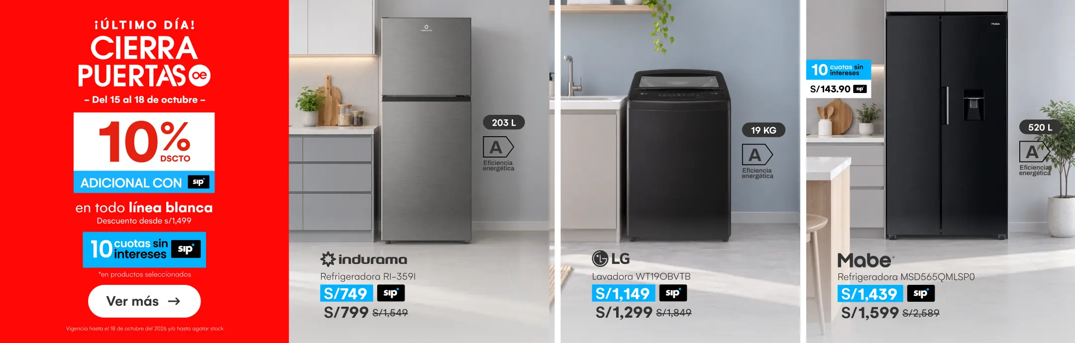 HOME-ELECTRO-LINEA BLANCA-10% de dscto adicional con Sip en todo LB desde 1499 soles-2-20261015-0000-CP